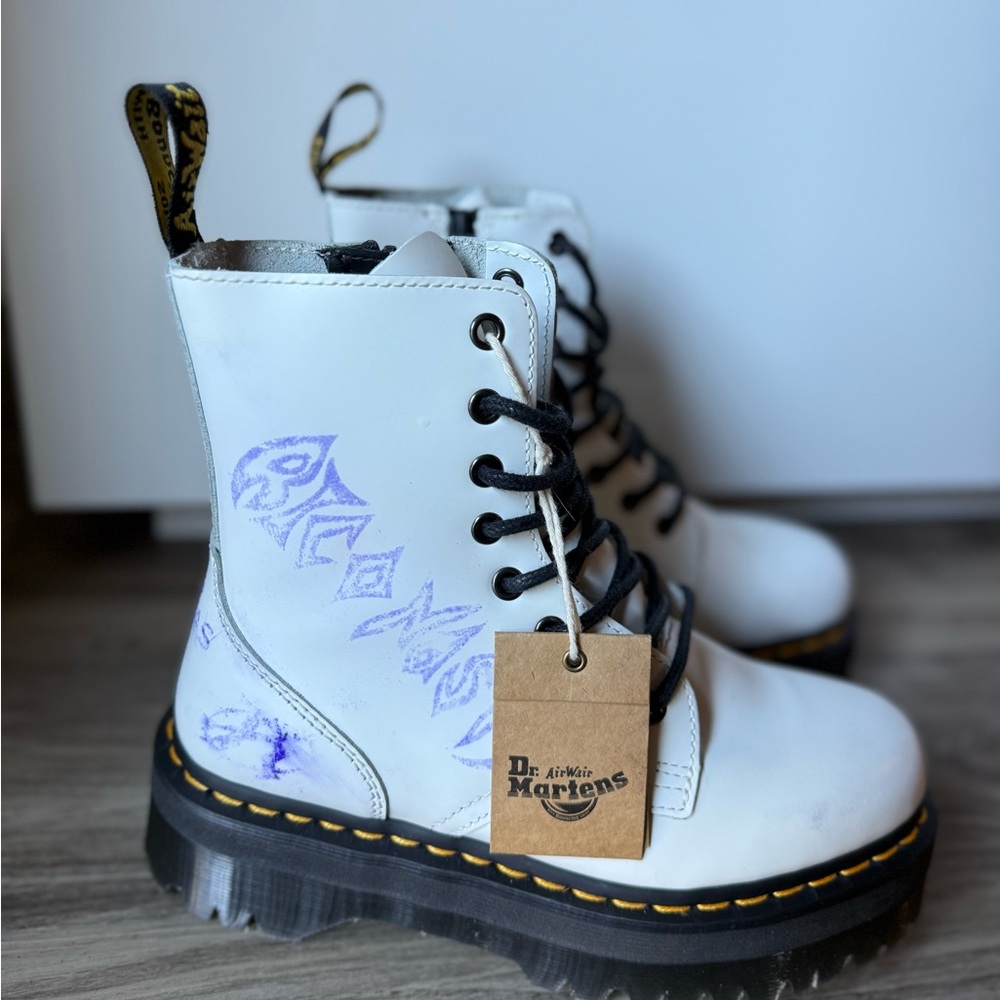 Dr. Martens Rico Nasty Signed (Tattoo Ink) Jadon Boots – Rare Collector’s Item‎